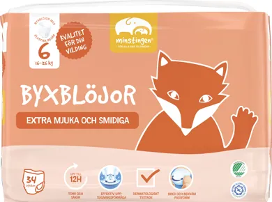 Byxblöjor för barn 16-26 kg