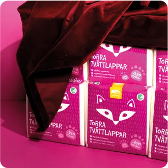 Våtstarka och parfymfria tvättlappar för bebis